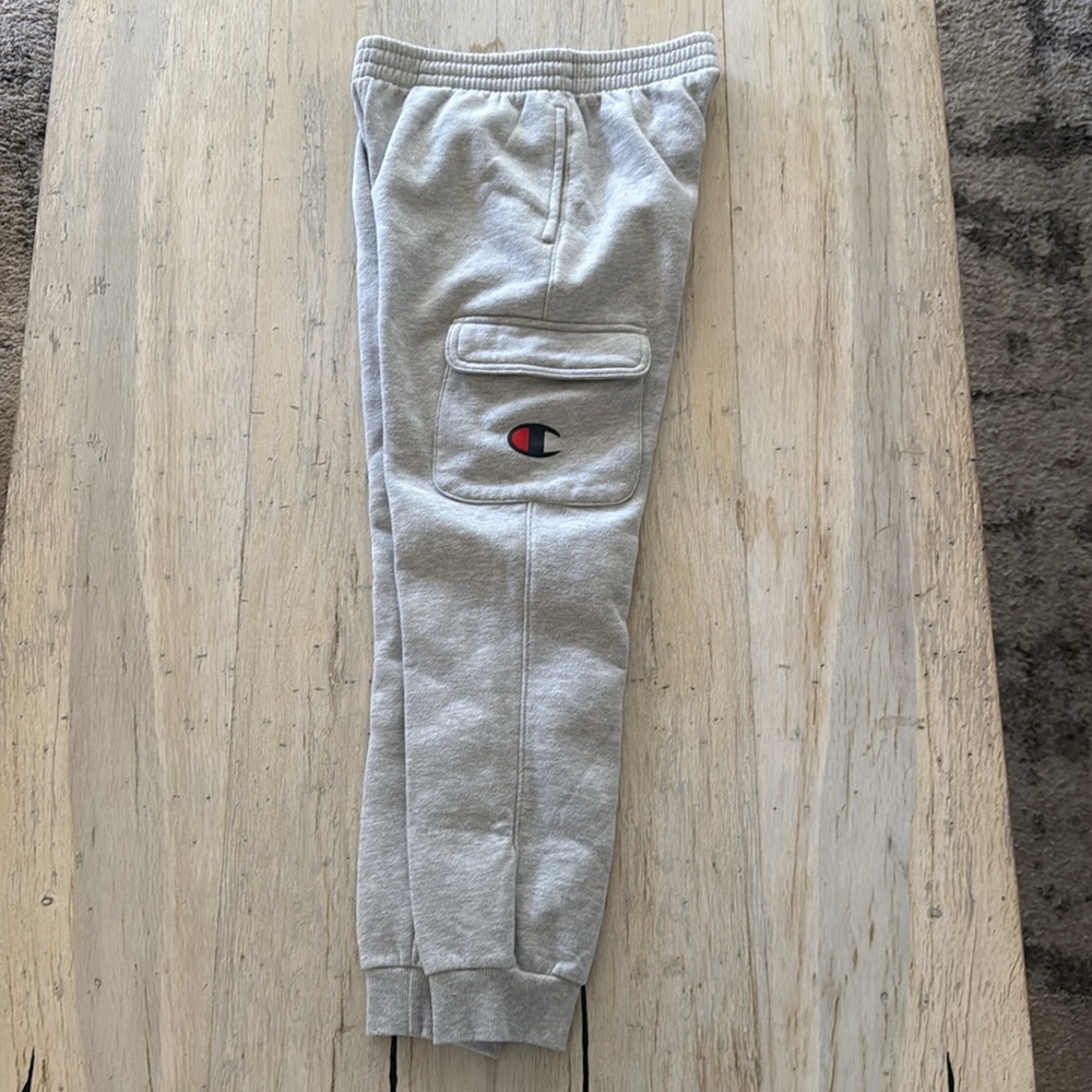 Champion Boys’ Pullover Hoodie & Cargo Jogger Pants - Outfit - Medium 10-12 GUC - Picture 6 of 9